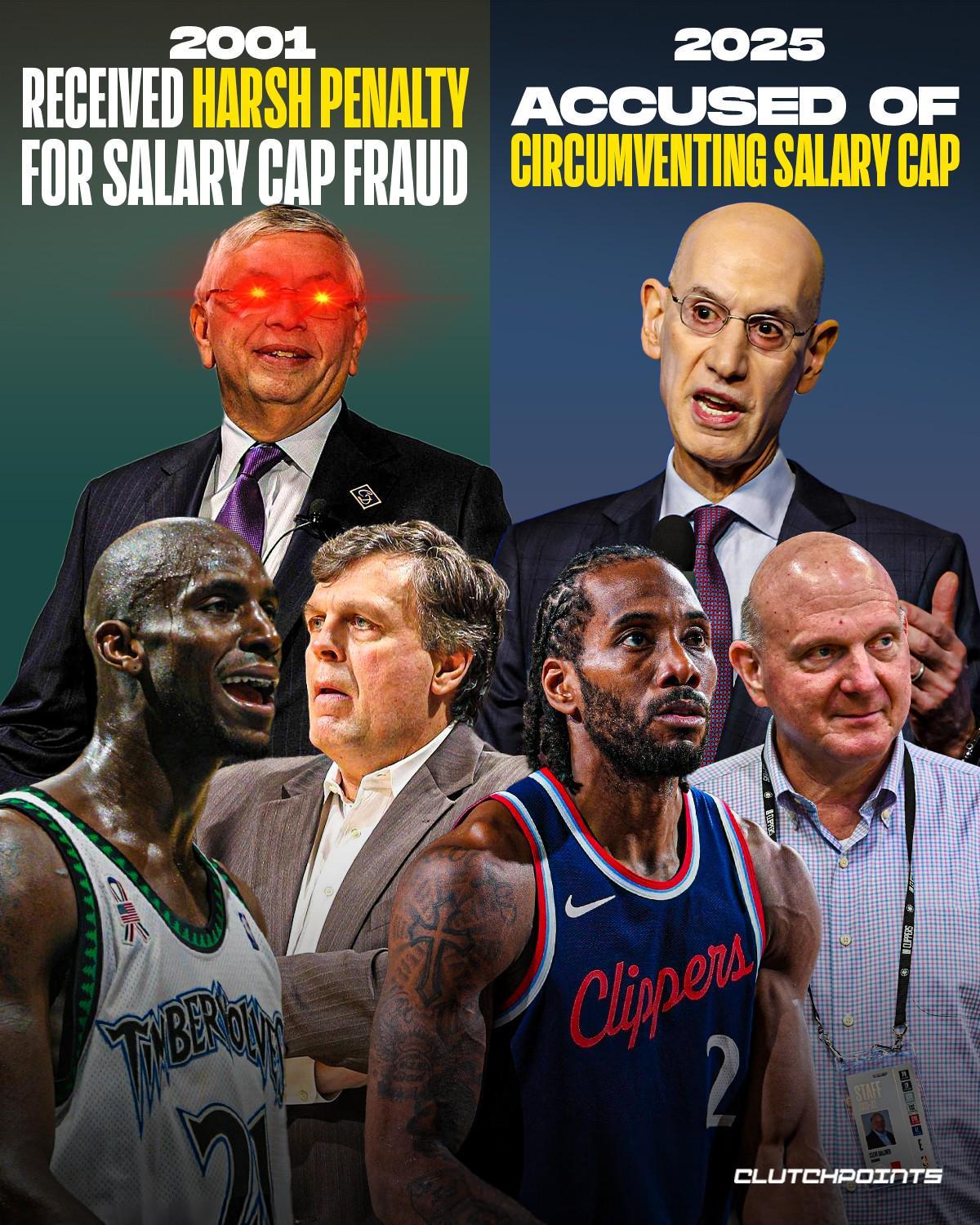 唯一先例，森林狼曾与乔-史密斯签阴阳合同，被罚掉5年首轮签